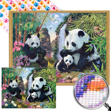 Load image into Gallery viewer, AB Diamond Painting - Full Round - Panda Valley (40*30CM)
