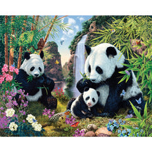 Load image into Gallery viewer, AB Diamond Painting - Full Round - Panda Valley (40*30CM)
