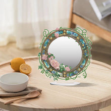 Load image into Gallery viewer, Acrylic Small Flower Disk DIY Diamond Art Mirror Crystal Diamond Painting Mirror
