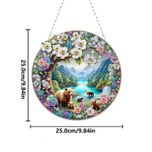 Load image into Gallery viewer, Landscape Double Sided Effect Diamond Painting Hanging Pendant for Kid DIY Craft

