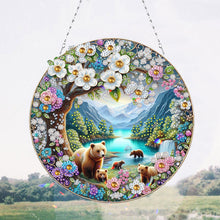 Load image into Gallery viewer, Landscape Double Sided Effect Diamond Painting Hanging Pendant for Kid DIY Craft
