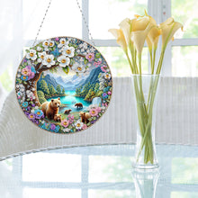 Load image into Gallery viewer, Landscape Double Sided Effect Diamond Painting Hanging Pendant for Kid DIY Craft

