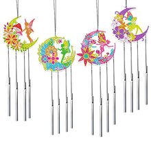 Load image into Gallery viewer, Acrylic Cartoon DIY Diamond Painting Crystal Wind Chimes Pendant Kit Home Decor
