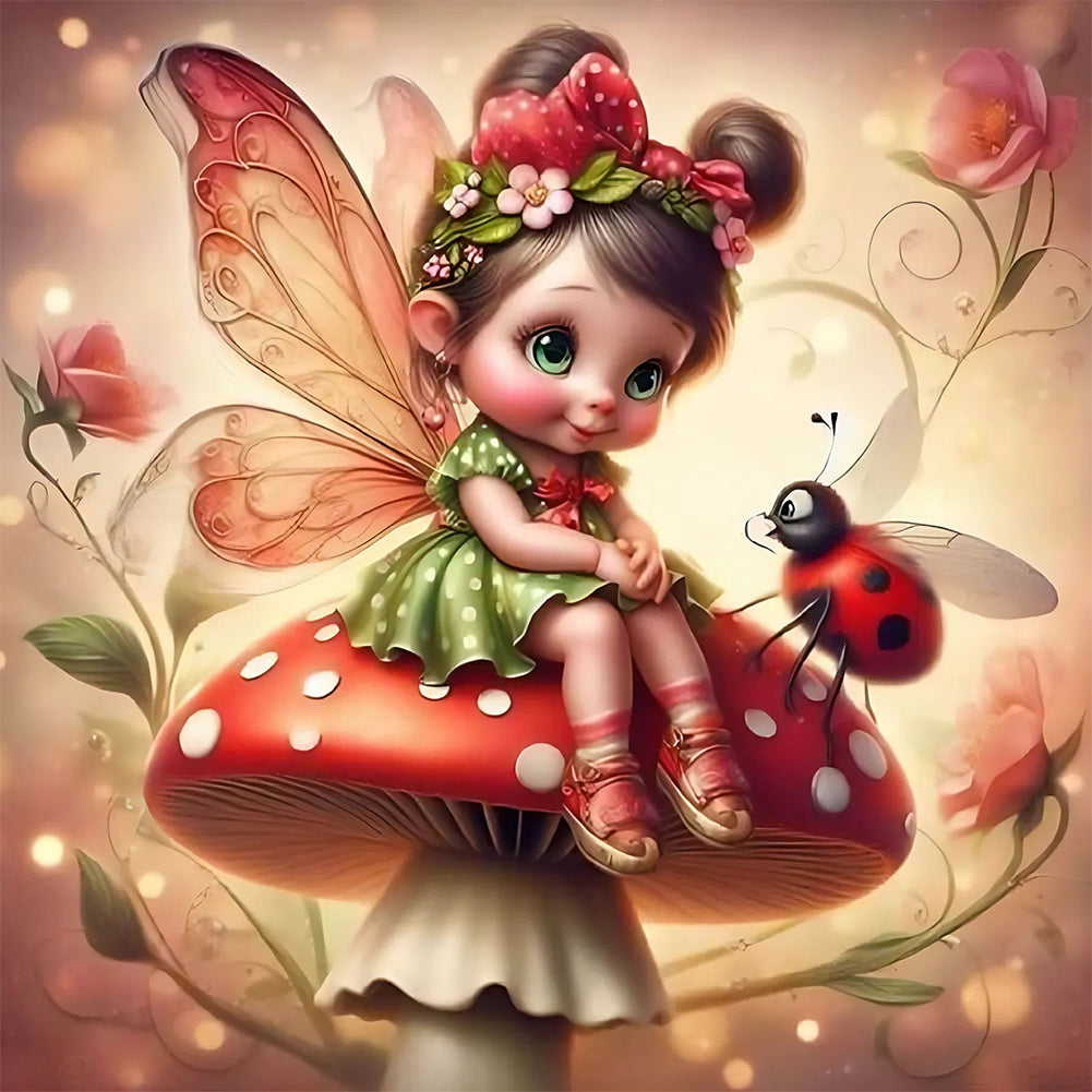 Diamond Painting - Full Round - elf child (40*40CM)