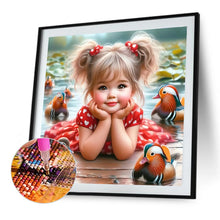 Load image into Gallery viewer, Diamond Painting - Full Round - Adorable children (40*40CM)
