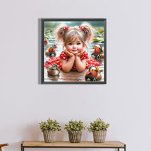 Load image into Gallery viewer, Diamond Painting - Full Round - Adorable children (40*40CM)
