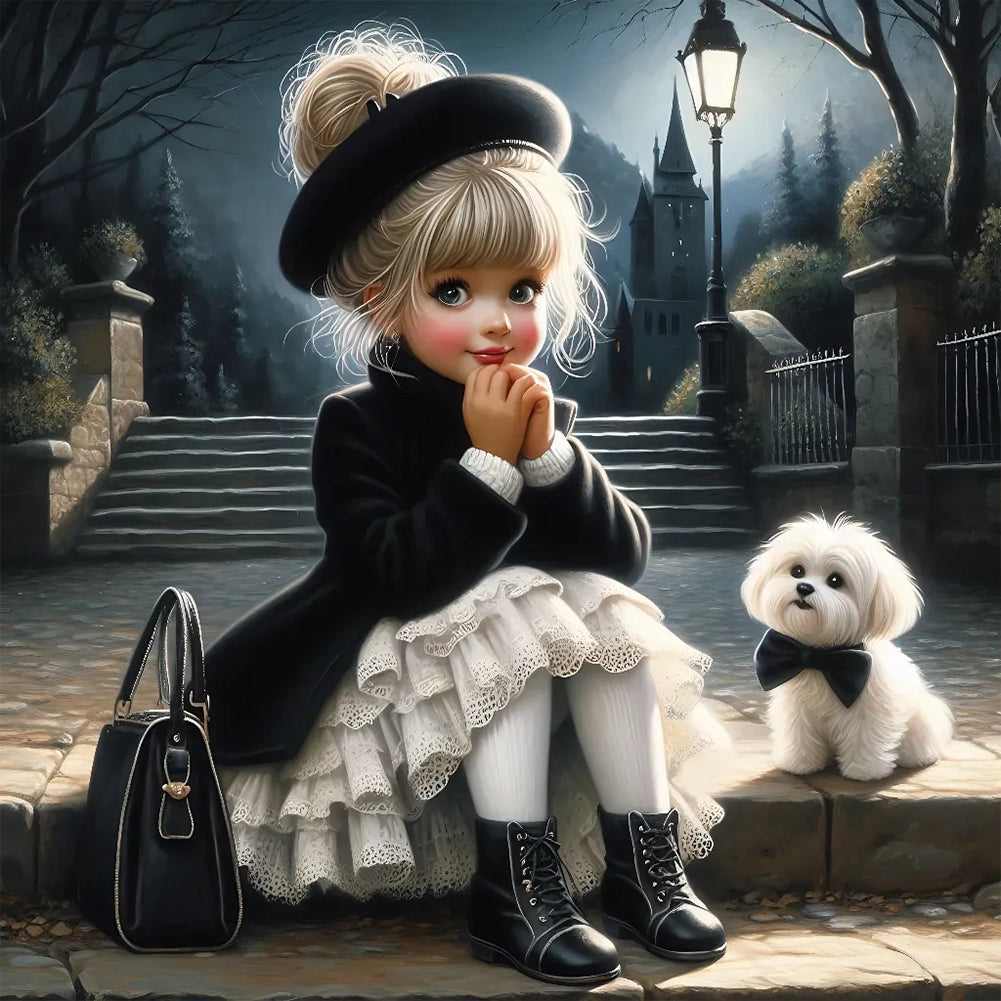 Diamond Painting - Full Round - Adorable children (40*40CM)