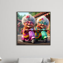 Load image into Gallery viewer, Diamond Painting - Full Round - Funny grandma (30*30CM)
