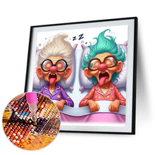 Load image into Gallery viewer, Diamond Painting - Full Round - Funny grandma (30*30CM)
