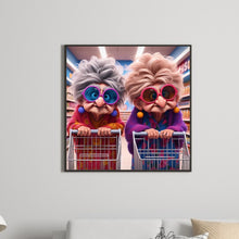 Load image into Gallery viewer, Diamond Painting - Full Round - Funny grandma (30*30CM)
