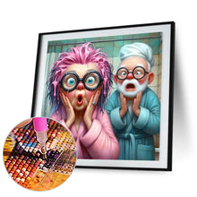 Load image into Gallery viewer, Diamond Painting - Full Round - Funny grandma (30*30CM)
