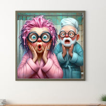 Load image into Gallery viewer, Diamond Painting - Full Round - Funny grandma (30*30CM)
