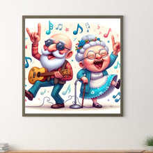 Load image into Gallery viewer, Diamond Painting - Full Round - Funny grandma (30*30CM)
