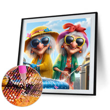Load image into Gallery viewer, Diamond Painting - Full Round - Funny grandma (30*30CM)
