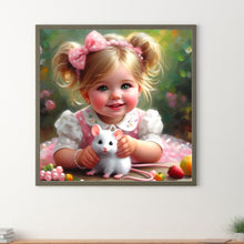 Load image into Gallery viewer, Diamond Painting - Full Round - Adorable children (30*30CM)

