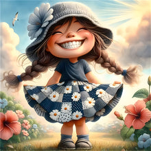 Load image into Gallery viewer, Diamond Painting - Full Round - garden child (30*30CM)
