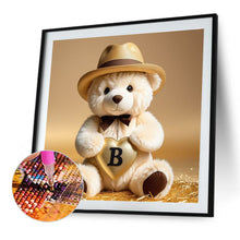 Load image into Gallery viewer, Diamond Painting - Full Round - Bear letter B (40*40CM)
