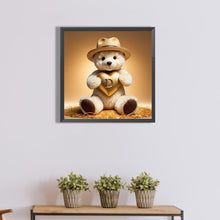Load image into Gallery viewer, Diamond Painting - Full Round - Bear letter D (40*40CM)

