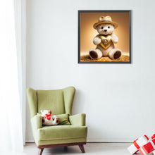 Load image into Gallery viewer, Diamond Painting - Full Round - Bear letter D (40*40CM)
