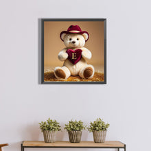 Load image into Gallery viewer, Diamond Painting - Full Round - Bear letter E (40*40CM)
