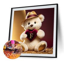Load image into Gallery viewer, Diamond Painting - Full Round - Bear letter F (40*40CM)
