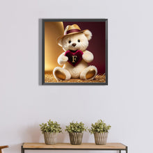 Load image into Gallery viewer, Diamond Painting - Full Round - Bear letter F (40*40CM)
