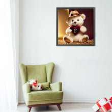 Load image into Gallery viewer, Diamond Painting - Full Round - Bear letter F (40*40CM)

