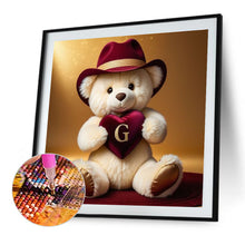 Load image into Gallery viewer, Diamond Painting - Full Round - Bear letter G (40*40CM)
