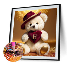Load image into Gallery viewer, Diamond Painting - Full Round - Bear letter H (40*40CM)
