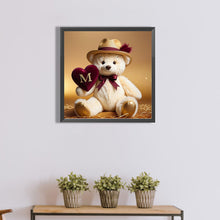 Load image into Gallery viewer, Diamond Painting - Full Round - Bear letter M (40*40CM)
