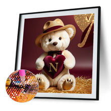 Load image into Gallery viewer, Diamond Painting - Full Round - Bear letter N (40*40CM)
