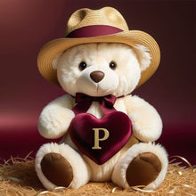 Load image into Gallery viewer, Diamond Painting - Full Round - Bear letter P (40*40CM)
