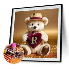 Load image into Gallery viewer, Diamond Painting - Full Round - Bear letter R (40*40CM)
