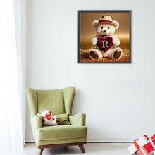 Load image into Gallery viewer, Diamond Painting - Full Round - Bear letter R (40*40CM)
