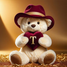 Load image into Gallery viewer, Diamond Painting - Full Round - Bear letter T (40*40CM)
