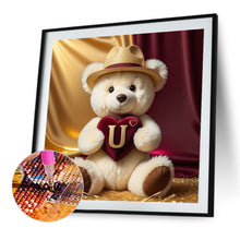 Load image into Gallery viewer, Diamond Painting - Full Round - Bear letter U (40*40CM)
