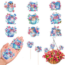Load image into Gallery viewer, 8/9Pcs Cartoon DIY Diamond Art Paintings Stick Diamond Painting Stakes Ornaments
