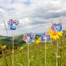 Load image into Gallery viewer, 8/9Pcs Cartoon DIY Diamond Art Paintings Stick Diamond Painting Stakes Ornaments
