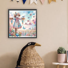 Load image into Gallery viewer, Diamond Painting - Partial Special Shaped - scarecrow (30*30CM)
