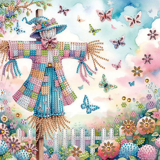 Diamond Painting - Partial Special Shaped - scarecrow (30*30CM)