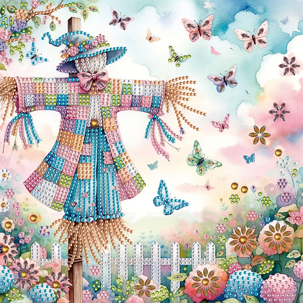 Diamond Painting - Partial Special Shaped - scarecrow (30*30CM)