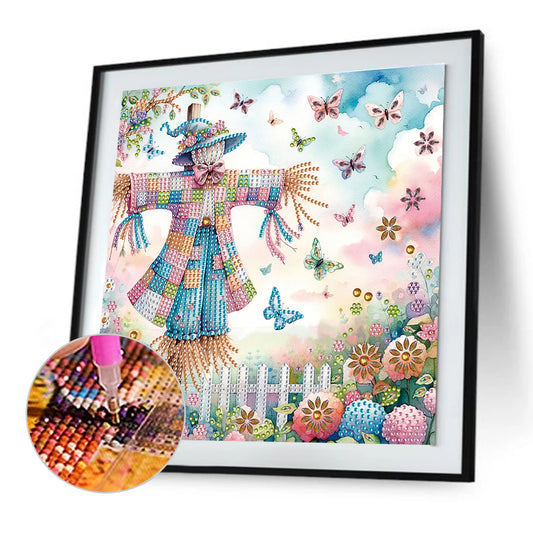 Diamond Painting - Partial Special Shaped - scarecrow (30*30CM)