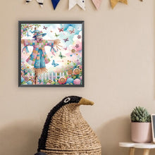 Load image into Gallery viewer, Diamond Painting - Partial Special Shaped - scarecrow (30*30CM)
