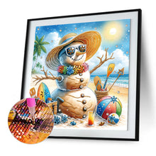 Load image into Gallery viewer, Diamond Painting - Partial Special Shaped - snowman (40*40CM)

