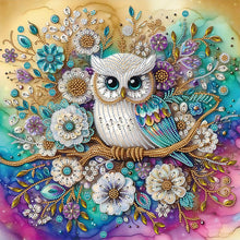 Load image into Gallery viewer, Diamond Painting - Partial Special Shaped - owl (40*40CM)
