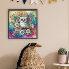 Load image into Gallery viewer, Diamond Painting - Partial Special Shaped - owl (40*40CM)
