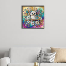 Load image into Gallery viewer, Diamond Painting - Partial Special Shaped - owl (40*40CM)
