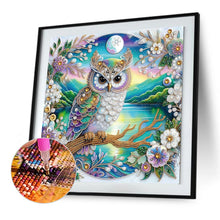 Load image into Gallery viewer, Diamond Painting - Partial Special Shaped - landscape owl (40*40CM)
