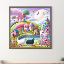 Load image into Gallery viewer, Diamond Painting - Full Round - abstract house (40*40CM)
