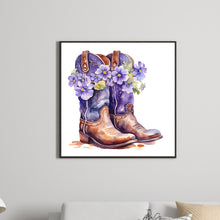 Load image into Gallery viewer, Diamond Painting - Full Round - Cowboy boots bouquet (30*30CM)
